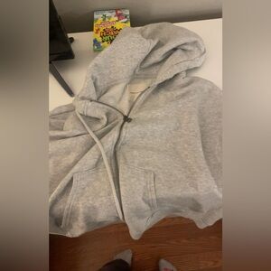 Grey American Eagle zip up